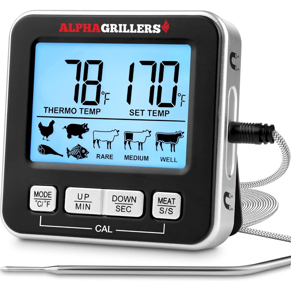 Kitchen Timer Digital - Цифровой кухонный термометр для приготовления пищи,