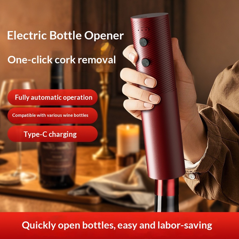 Electric Can Opener - Электрический открыватель для винных бутылок, перезаряжаемый