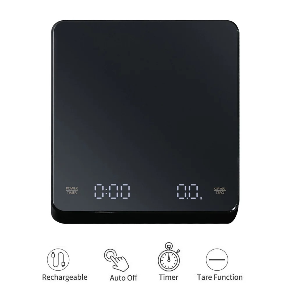 Kitchen Timer Digital - Цифровые весы для кофе с таймером,