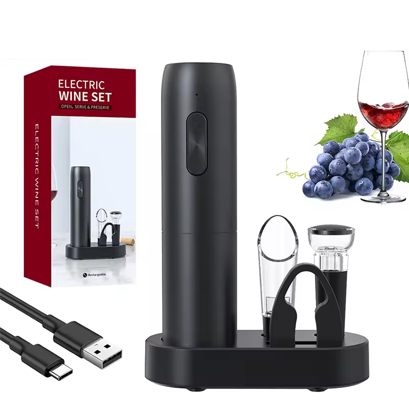 Electric Can Opener - 4-в-1 электрическая открывалка для бутылок вина,