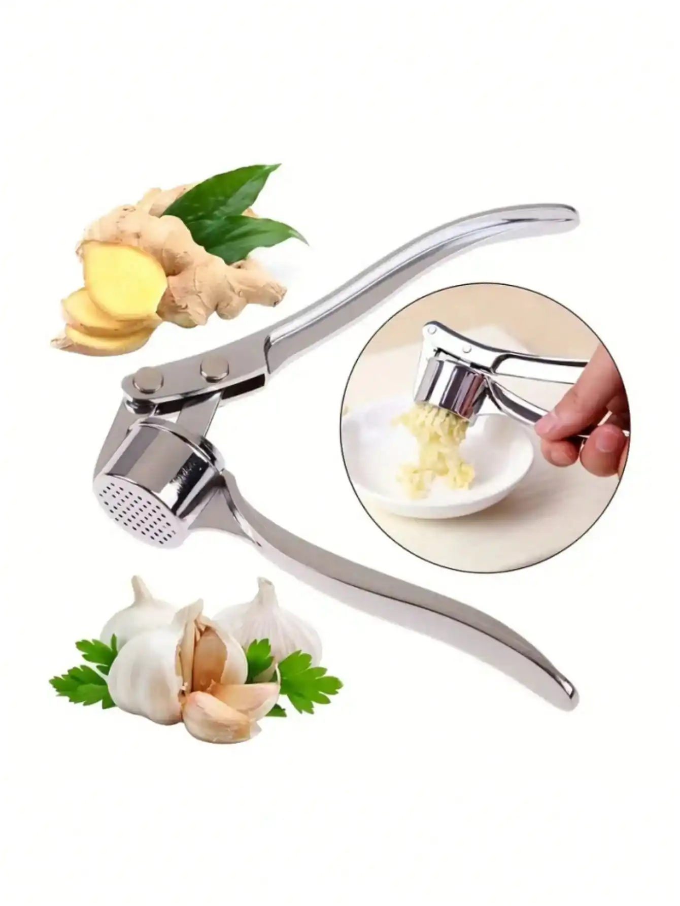 Manual Garlic Press - Пресс для чеснока, измельчитель, дробилка, из