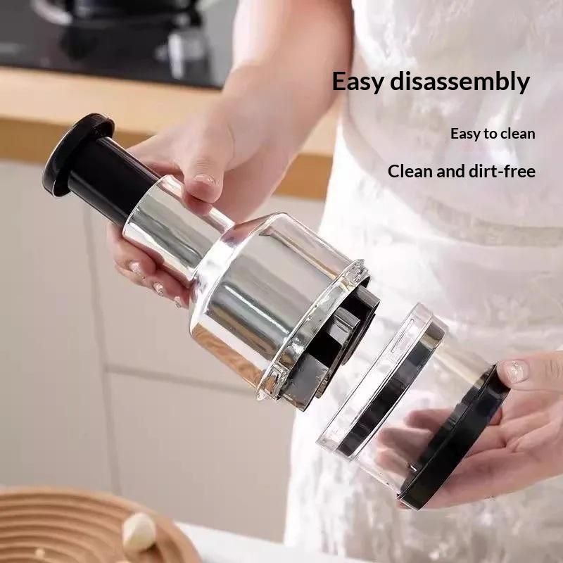 Manual Garlic Press - Многофункциональный ручной пресс для чеснока из