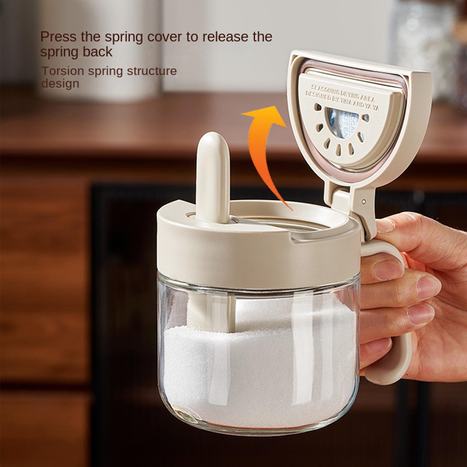 Kitchen Gadgets Storage - Герметичная банка для специй с ложкой,