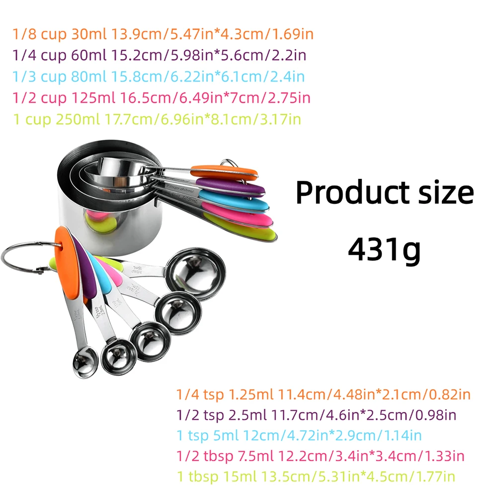 5/10 шт., набор мерных чашек и – обзор и цена Kitchen Gadgets Products