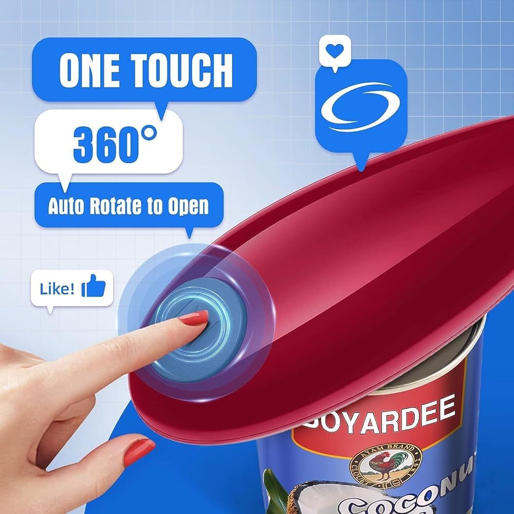 1 шт., красный электрический к – обзор и цена Electric Can Opener
