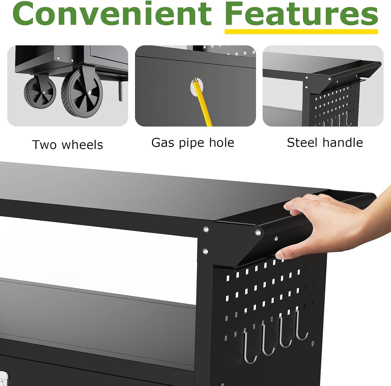 Уличный стол-тележка для гриля – обзор и цена Kitchen Gadgets Storage