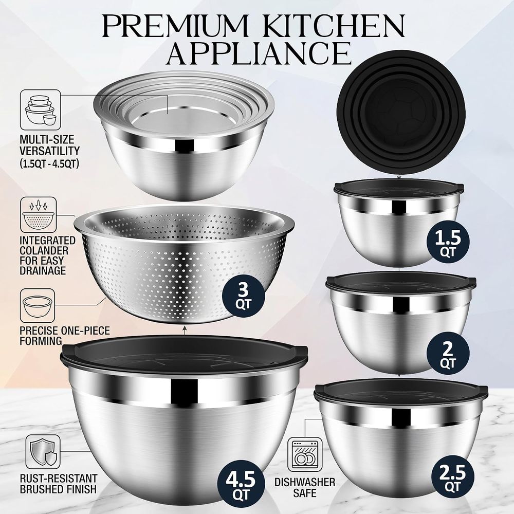 Набор мисок для смешивания с к – обзор и цена Stainless Steel Strainer