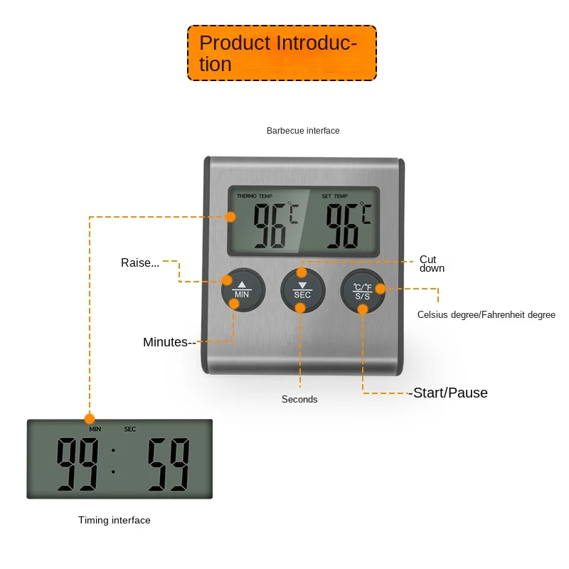Tp700 цифровой дистанционный б – обзор и цена Kitchen Timer Digital