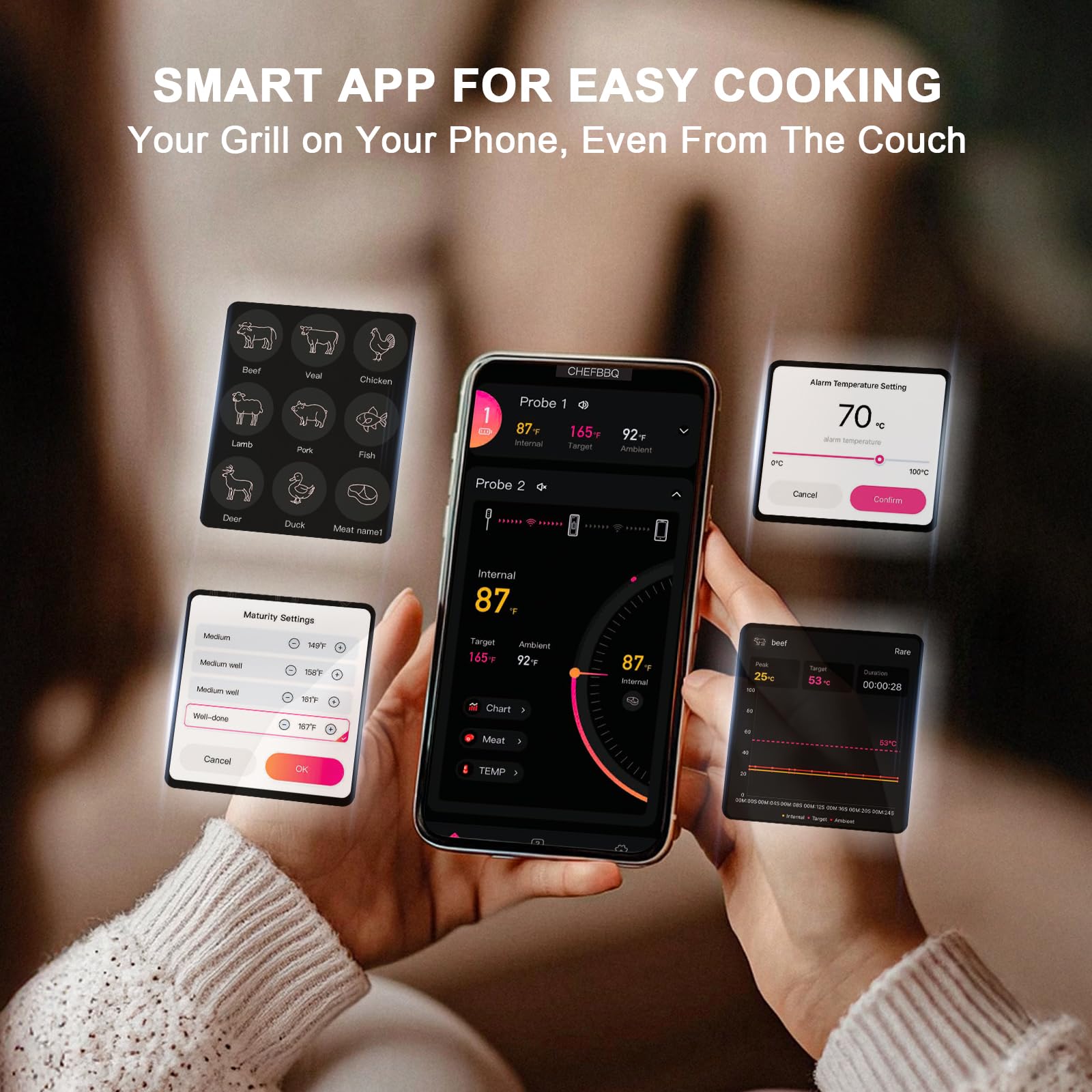 Беспроводной Bluetooth-термоме – обзор и цена Kitchen Timer Digital