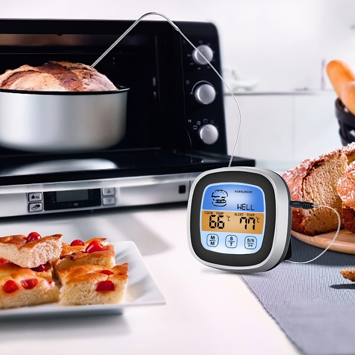 Цифровой термометр для мяса с  – обзор и цена Kitchen Timer Digital