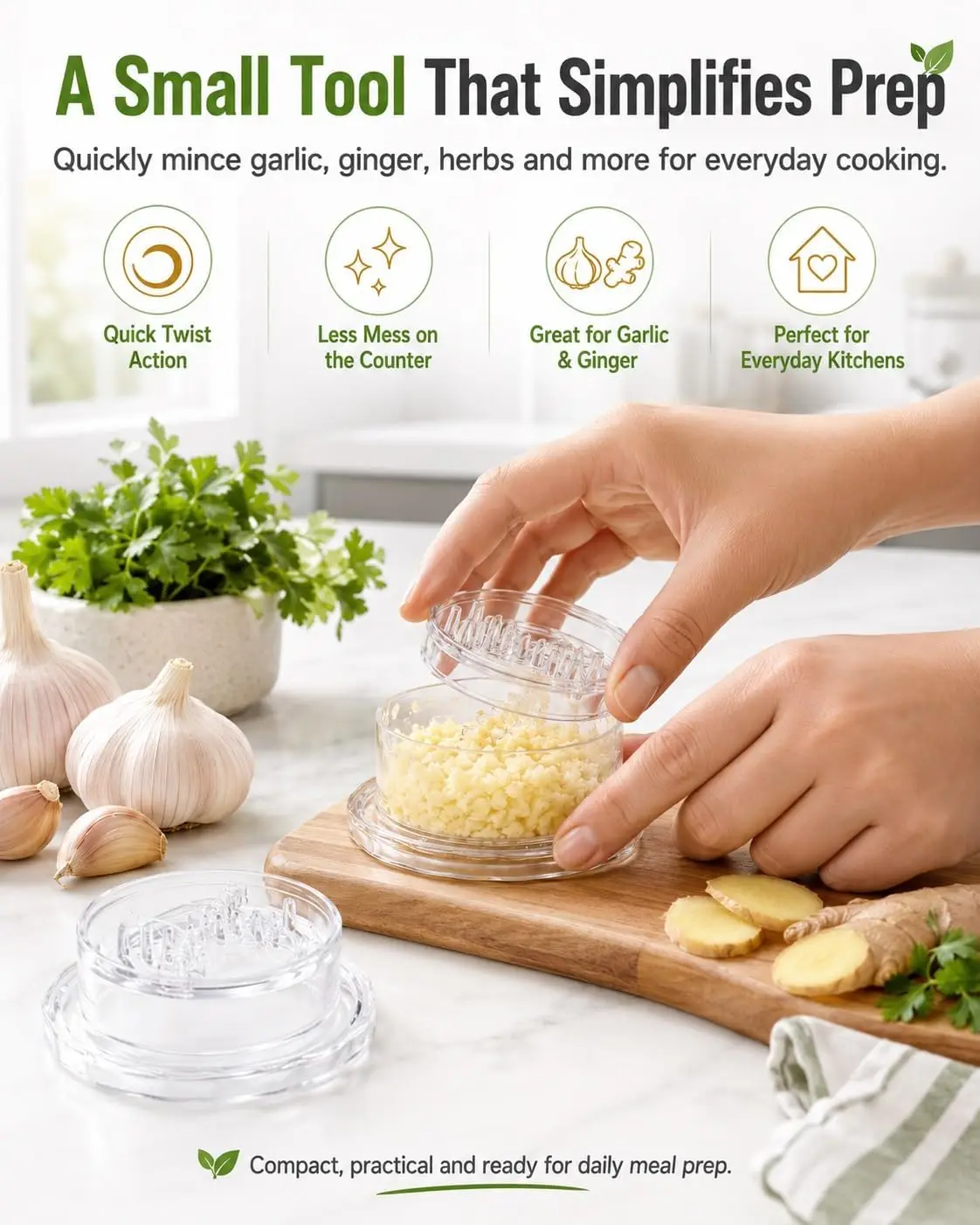 2 шт. прозрачных ручных измель – обзор и цена Manual Garlic Press