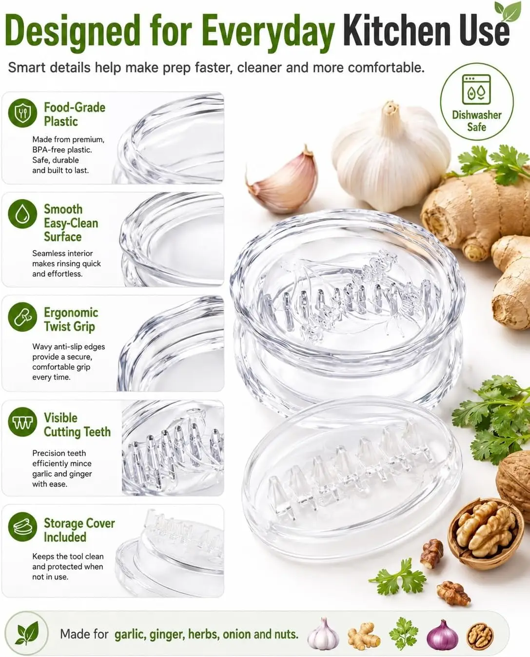 2 шт. прозрачных ручных измель – обзор и цена Manual Garlic Press