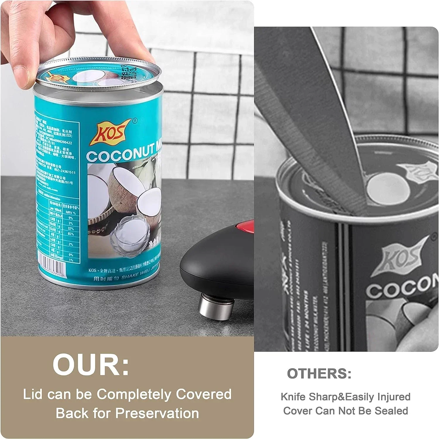 Электрический консервный нож с – обзор и цена Electric Can Opener