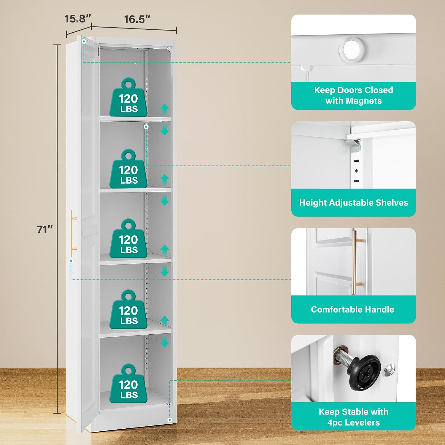Высокий узкий шкаф для хранени – обзор и цена Kitchen Gadgets Storage
