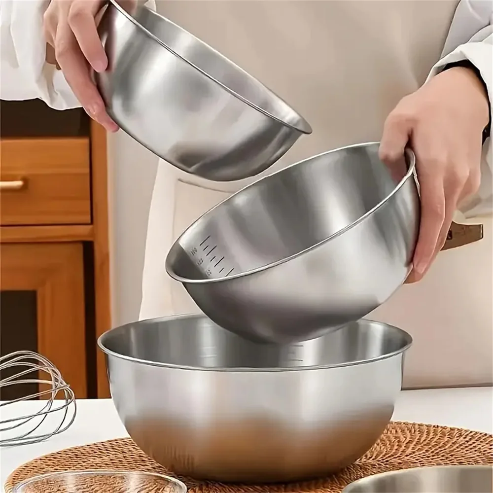 Набор из 3-х мисок из нержавею – обзор и цена Kitchen Gadgets Storage