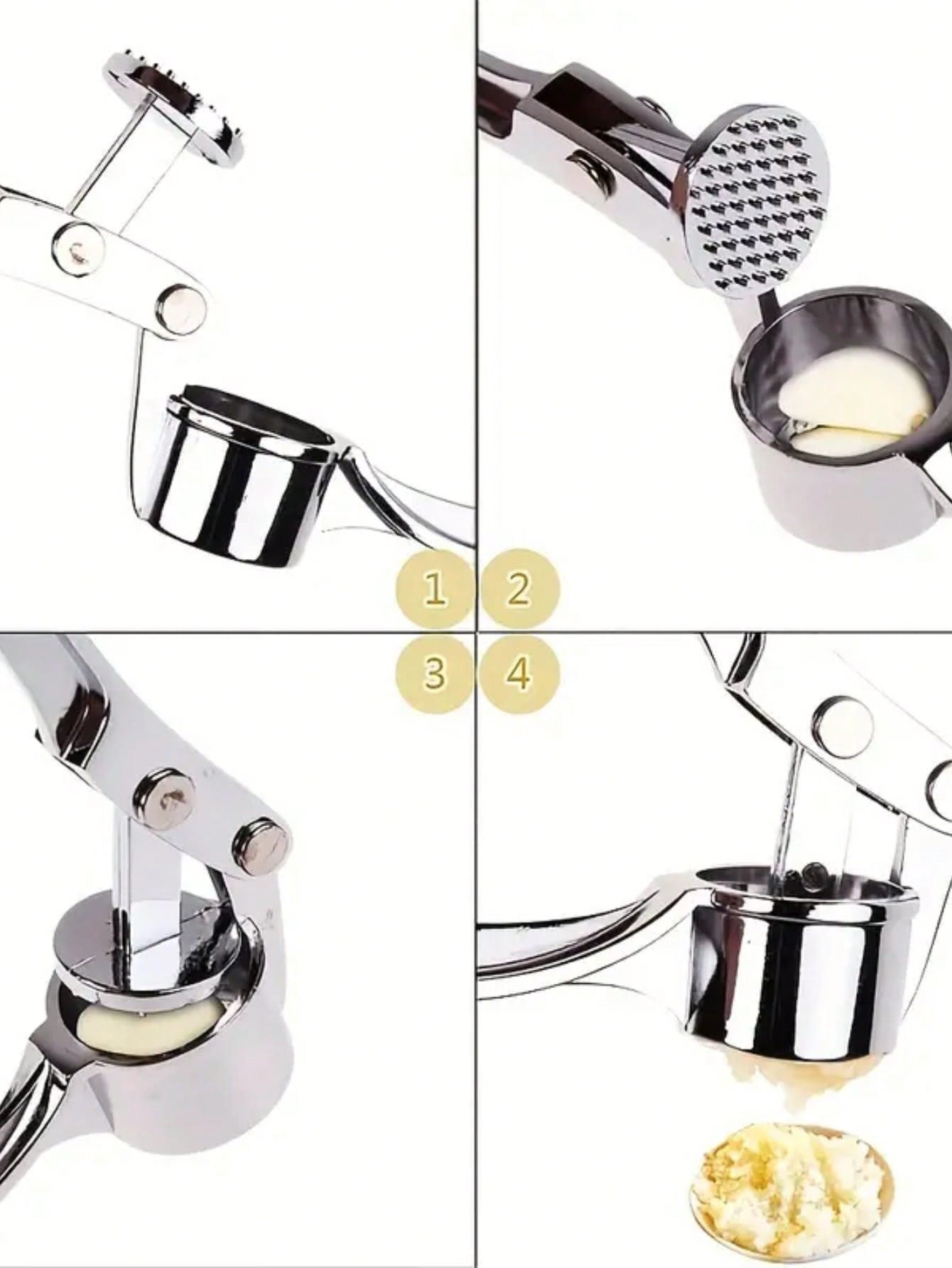 Пресс для чеснока, измельчител – обзор и цена Manual Garlic Press