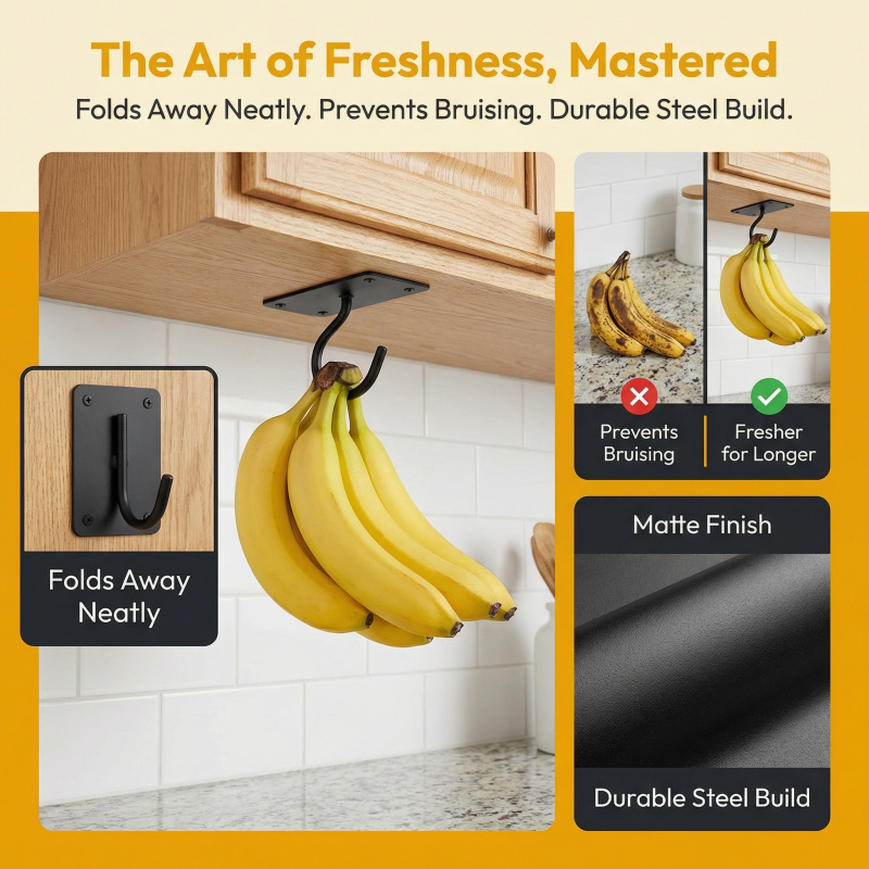 Черный металлический самоклеящ – обзор и цена Kitchen Gadgets Storage